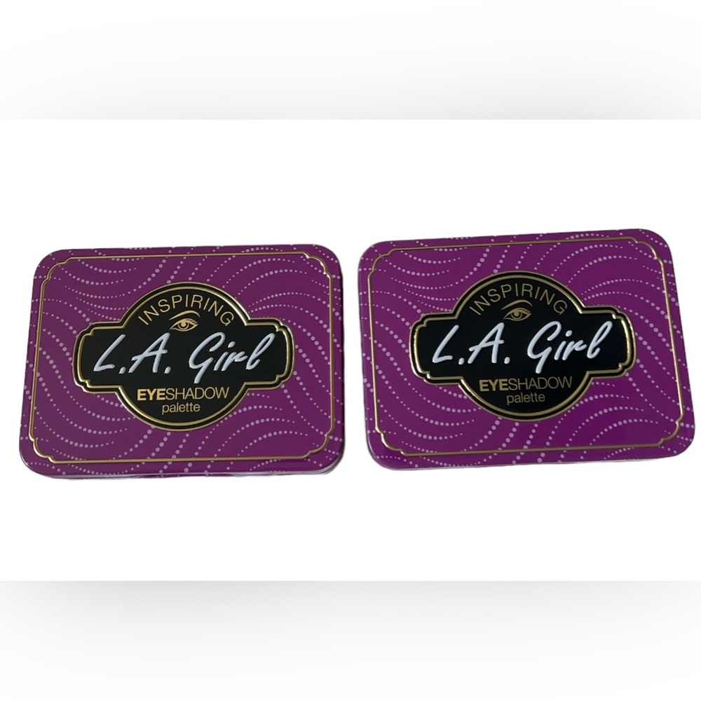 LA Girl Inspiring Eye shadow Palette, Get Glam & Get Going lot of 2  NEW